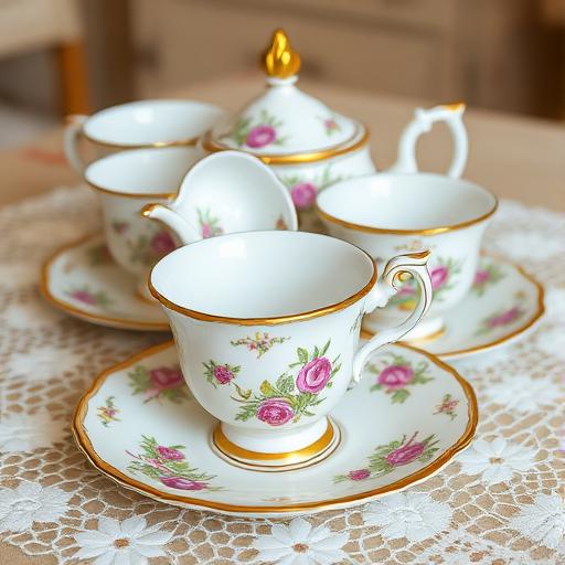 Juego de Té Floral